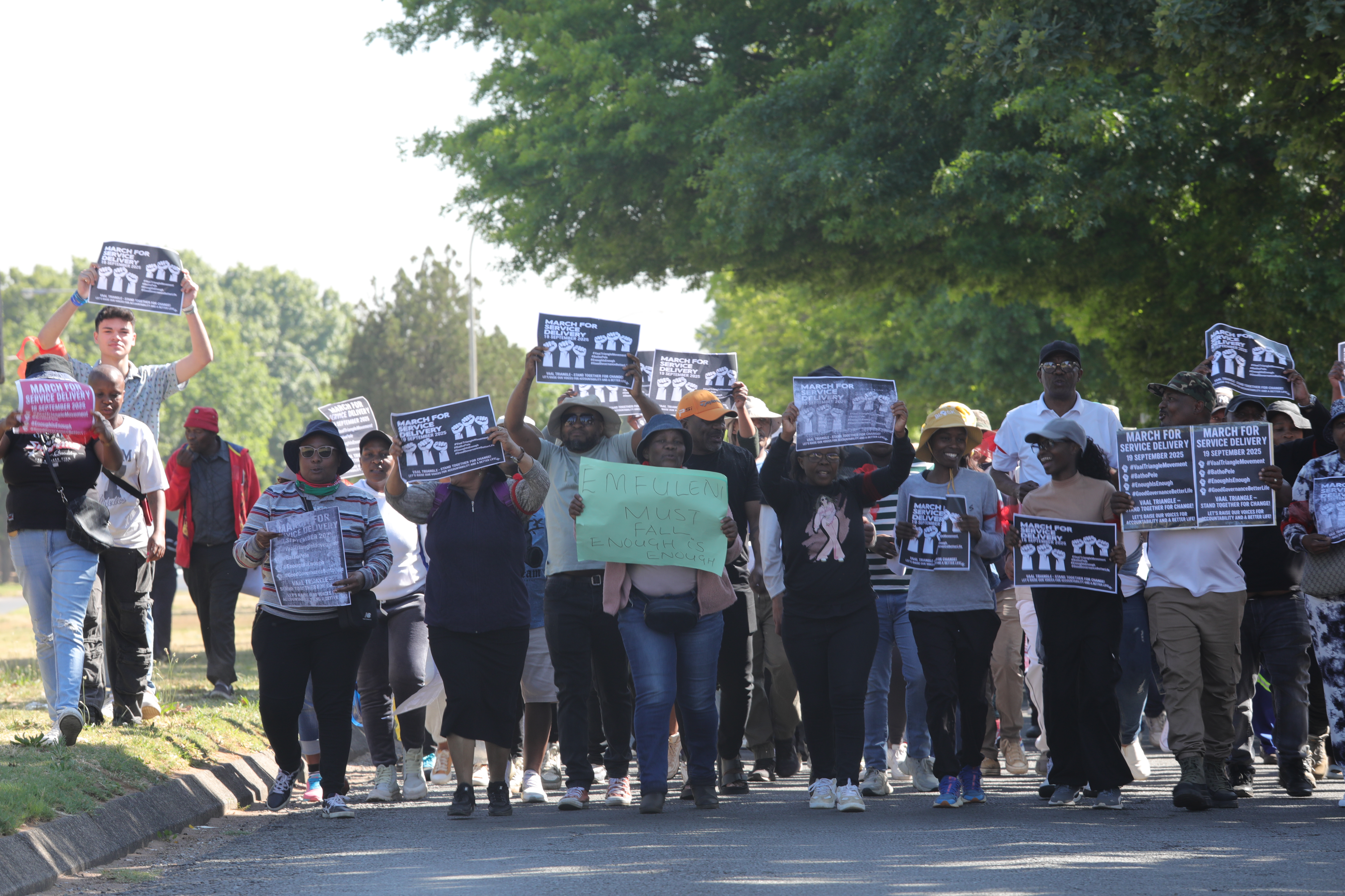 March for basic service delivery